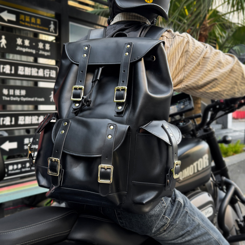 Luxury Bags For Travel - New Arrivals Leather Backpack Luxury Man