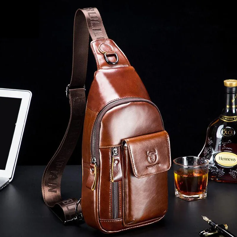 Luxury Bags Sling - Brand Premium 100% Genuine Leather Chest