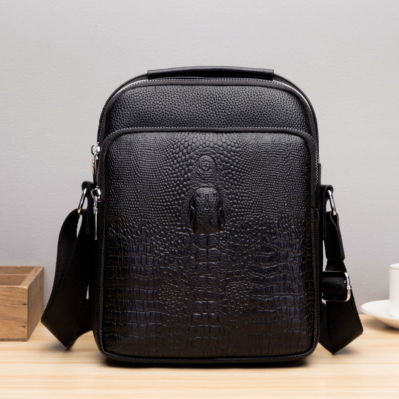 Luxury Bags Sling - Luxury Brand Alligator Men Shoulder Bag