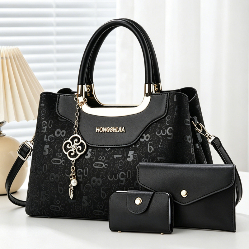 3-piece Fashion Women's Handba - Luxury Bags Casual 评论和价格