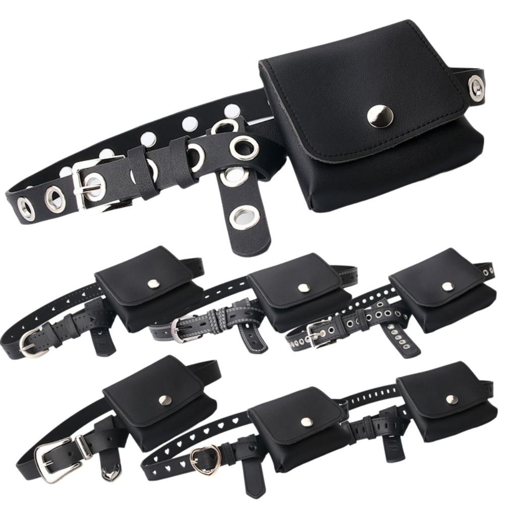 Gifts PU Leather Women Waist B - Belt Bag Leather Wide 评论和价格