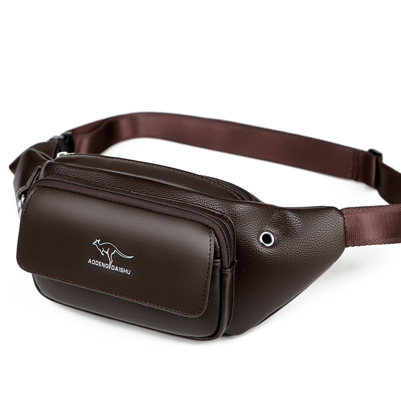 Luxury Brand Waist Bag Men Lea - Luxury Bags Sling 评论和价格