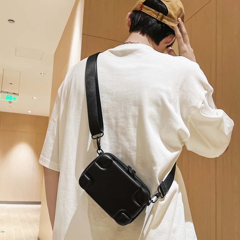 Minimalist Men's Soft Leather  - Luxury Bags Sling 评论和价格