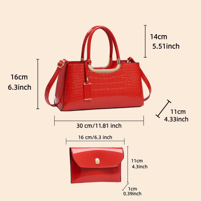 Women's Handbag Set, Light Lux - Luxury Bags Casual 评论和价格