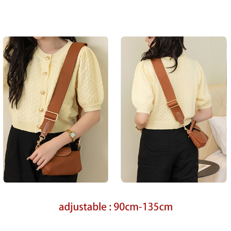 Solid Color Bag Strap Designer - Belt Bag Leather Wide 评论和价格