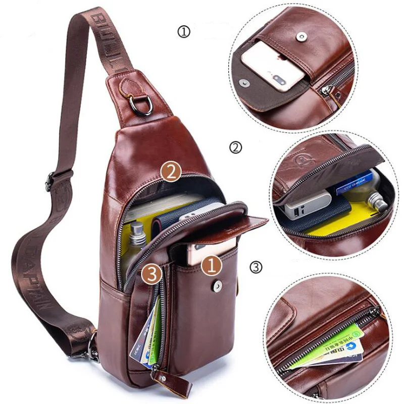 Brand Premium 100% Genuine Lea - Luxury Bags Sling 评论和价格