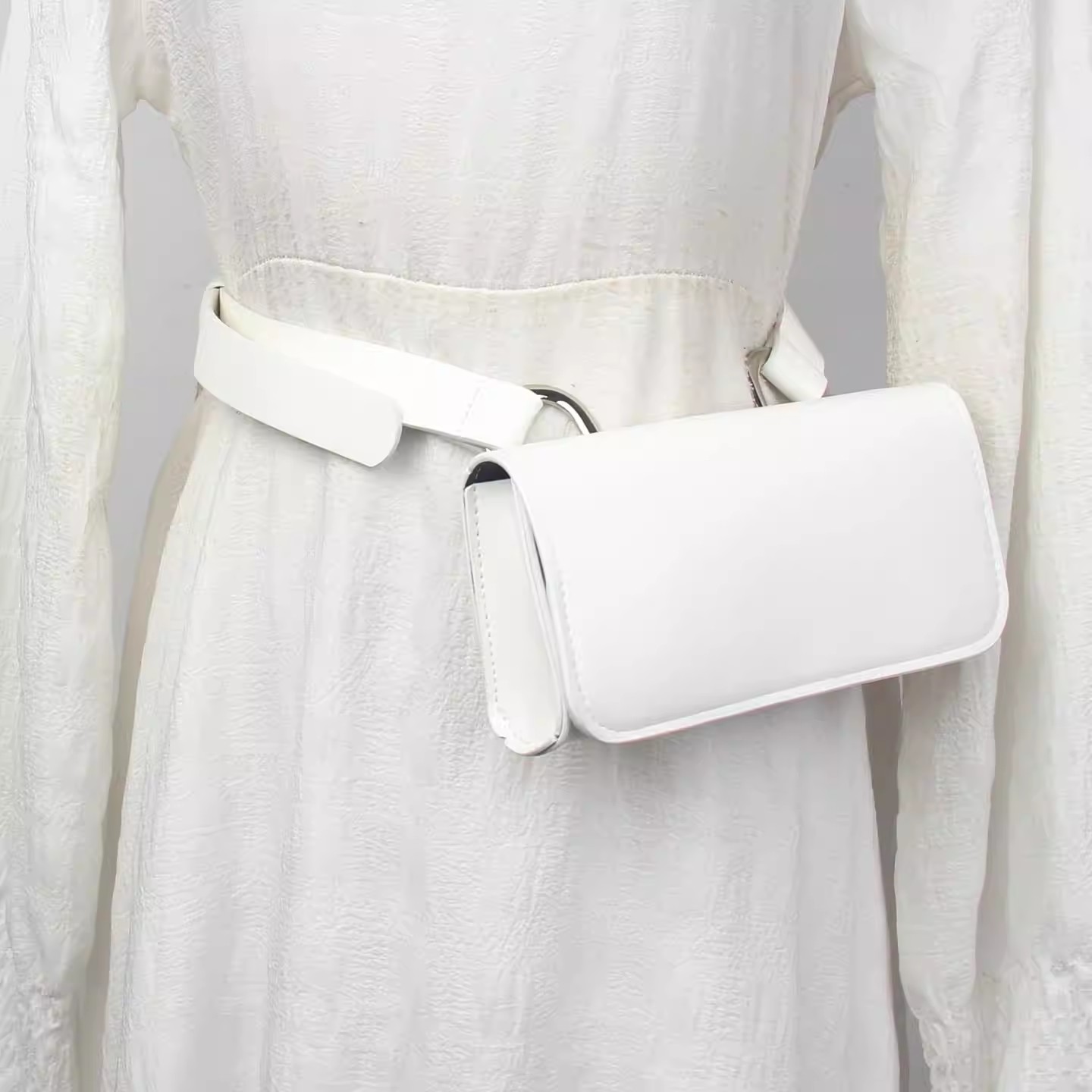 PU Leather Bag Belt Men Women  - Belt Bag Leather Wide 评论和价格