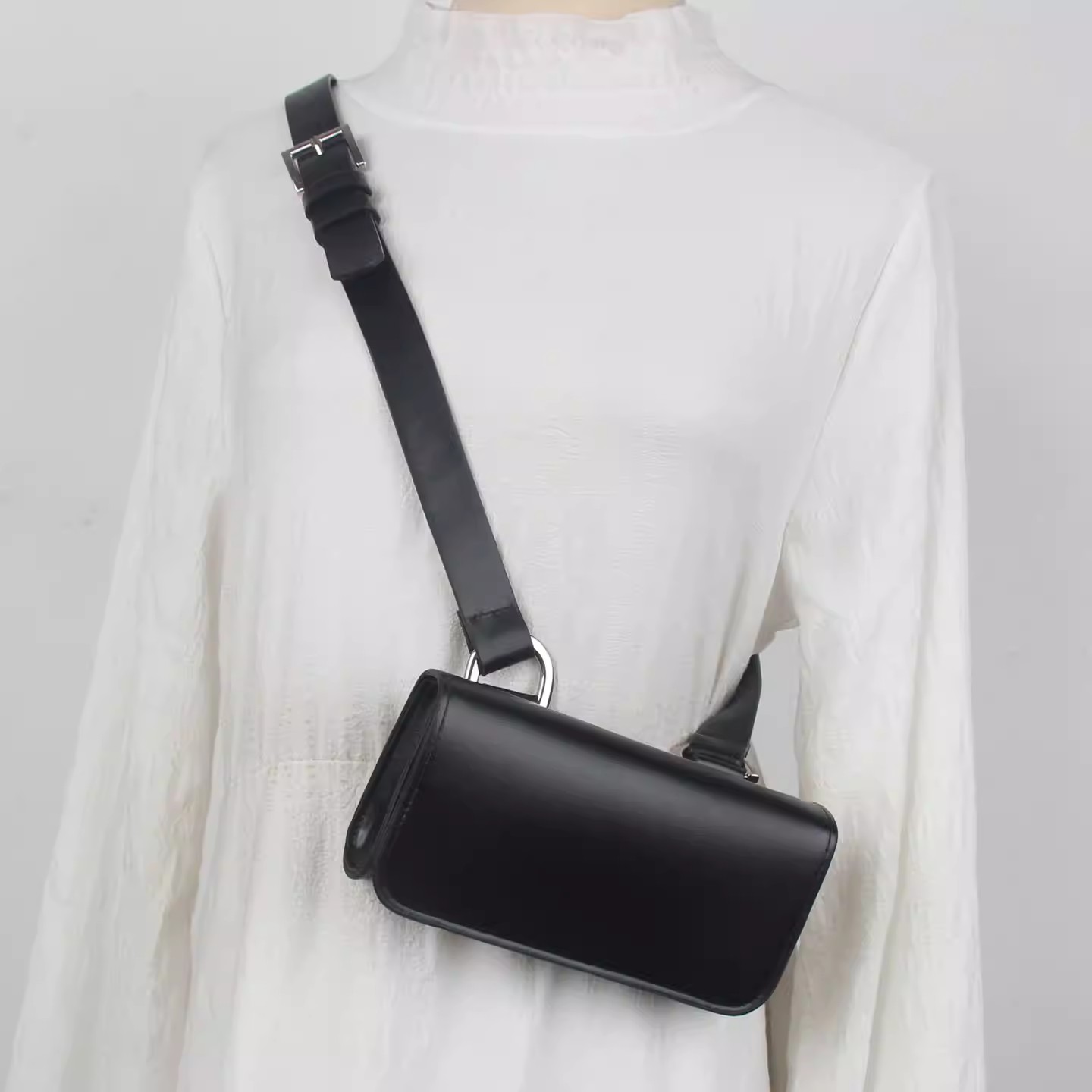 PU Leather Bag Belt Men Women  - Belt Bag Leather Wide 评论和价格