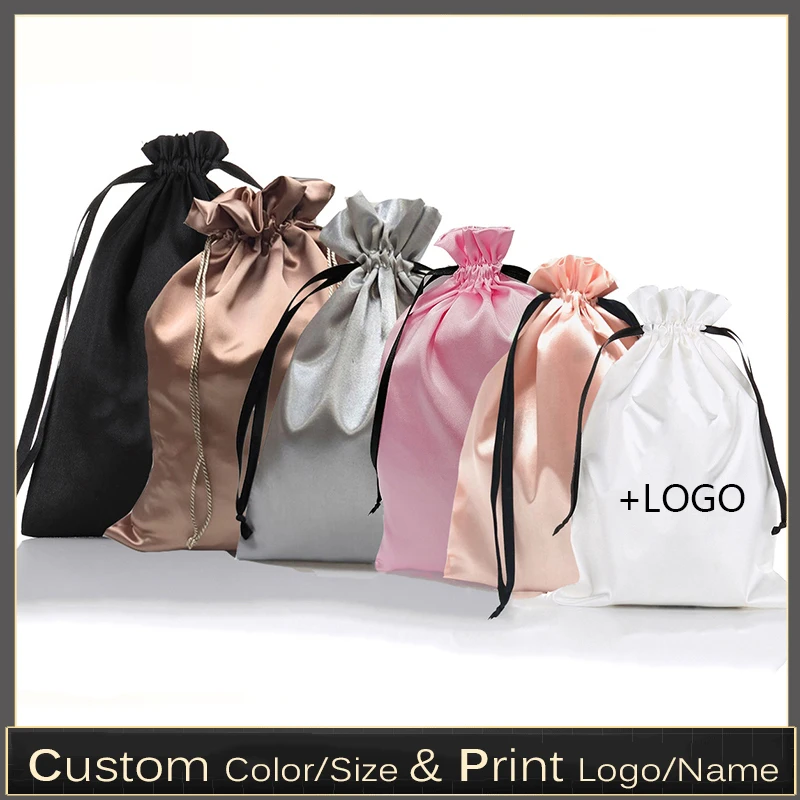 10PCS Custom Satin Extensions  - Luxury Bags Outlet 评论和价格