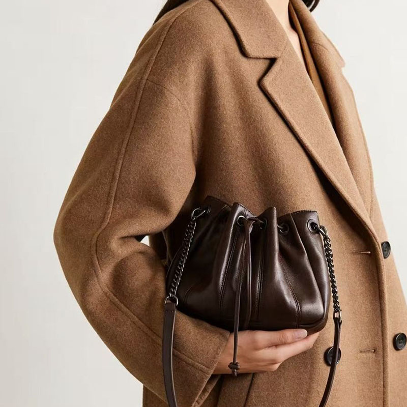 Fashion Drawstring Bucket Bag  - Luxury Bags Sling 评论和价格