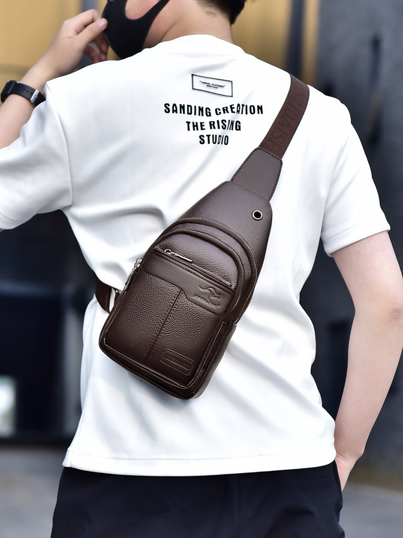 Luxury Brand Chest Pack Leathe - Luxury Bags Sling 评论和价格