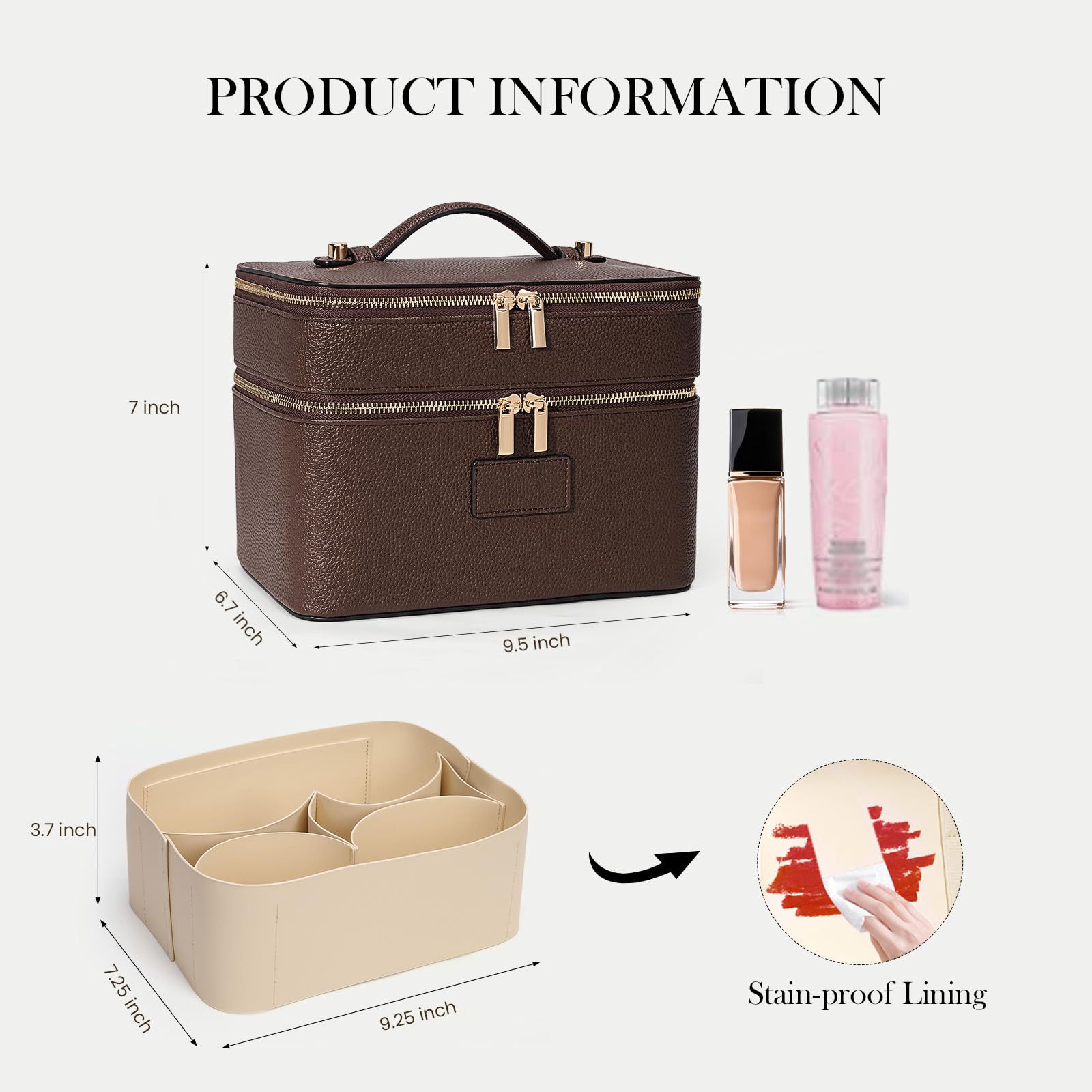 Large Capacity Double-layer Lu - Luxury Bags For Travel 评论和价格