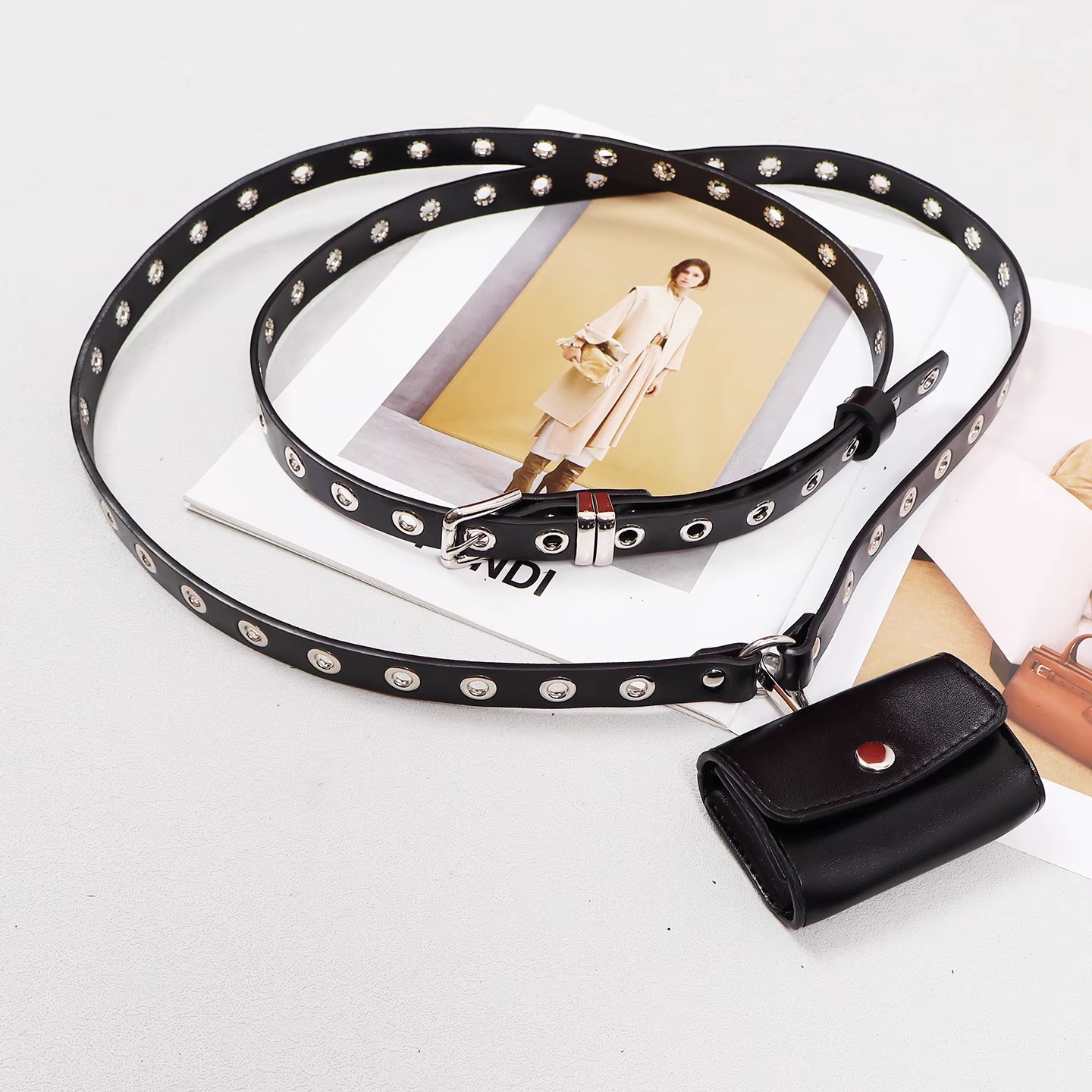 Women's Runway Fashion Genuine - Belt Bag Leather Wide 评论和价格