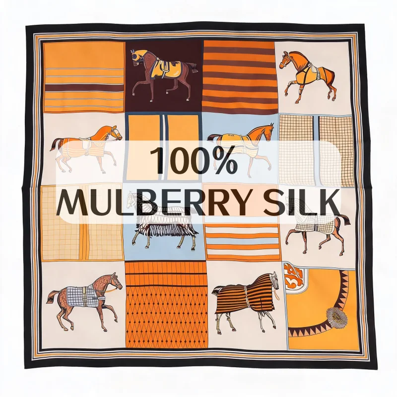Luxury 100% MULBERRY SILK Squa - Luxury Bags For Travel 评论和价格