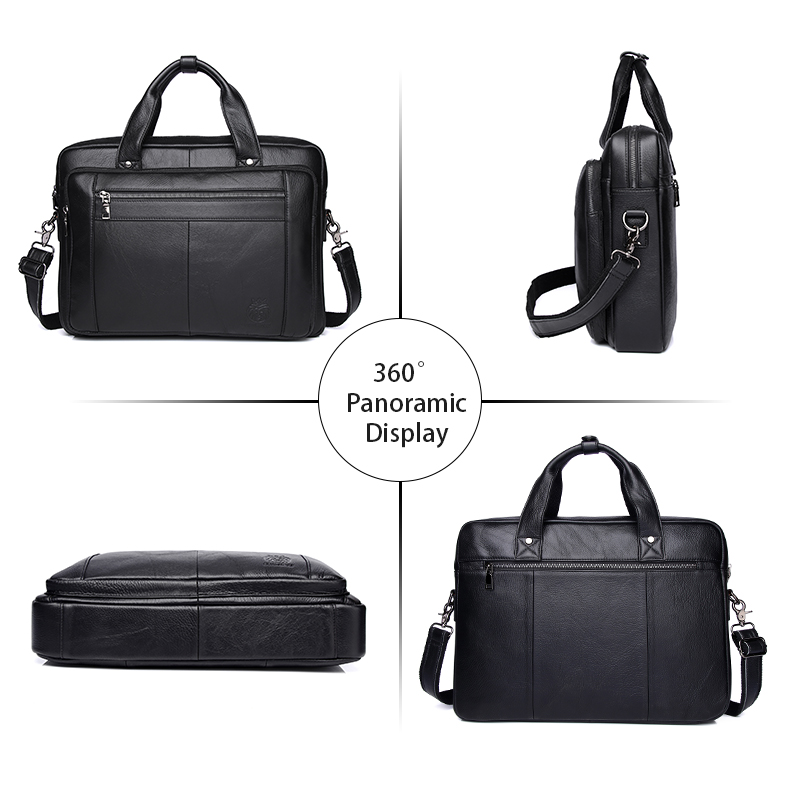 SCHLATUM Genuine Leather Bussi - Luxury Bags For Laptop 评论和价格