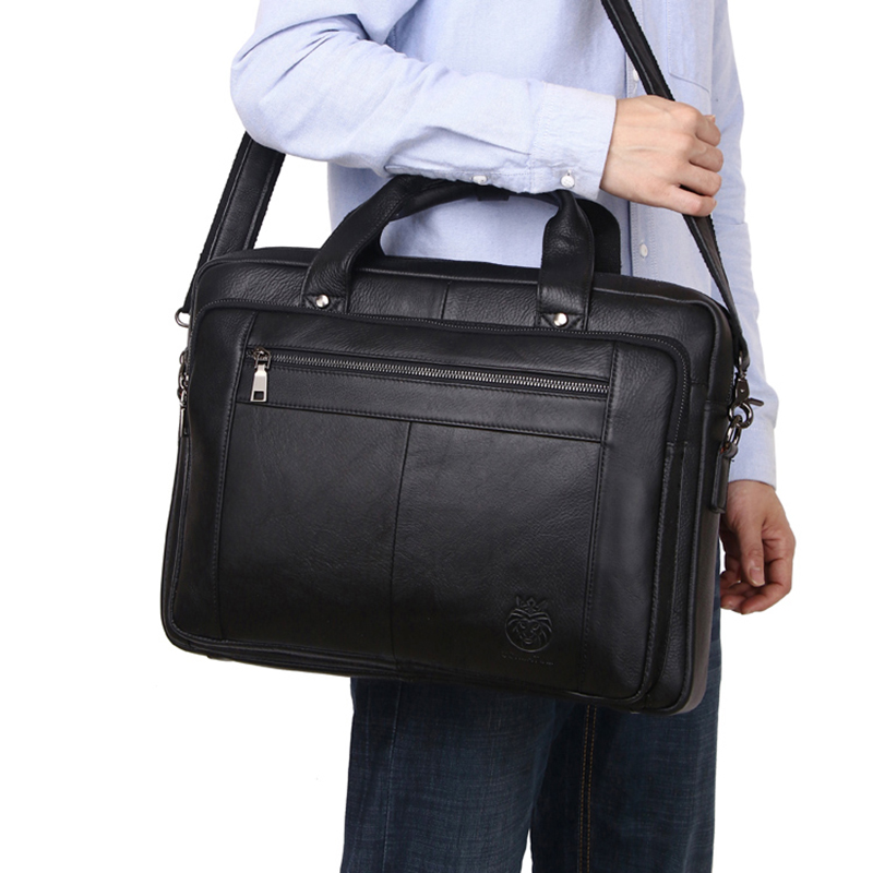 SCHLATUM Genuine Leather Bussi - Luxury Bags For Laptop 评论和价格