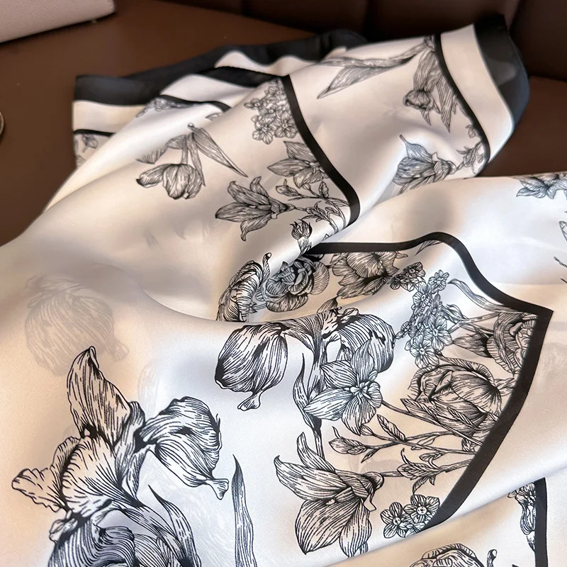 70*70cm Luxury Floral Print Si - Luxury Bags Casual 评论和价格