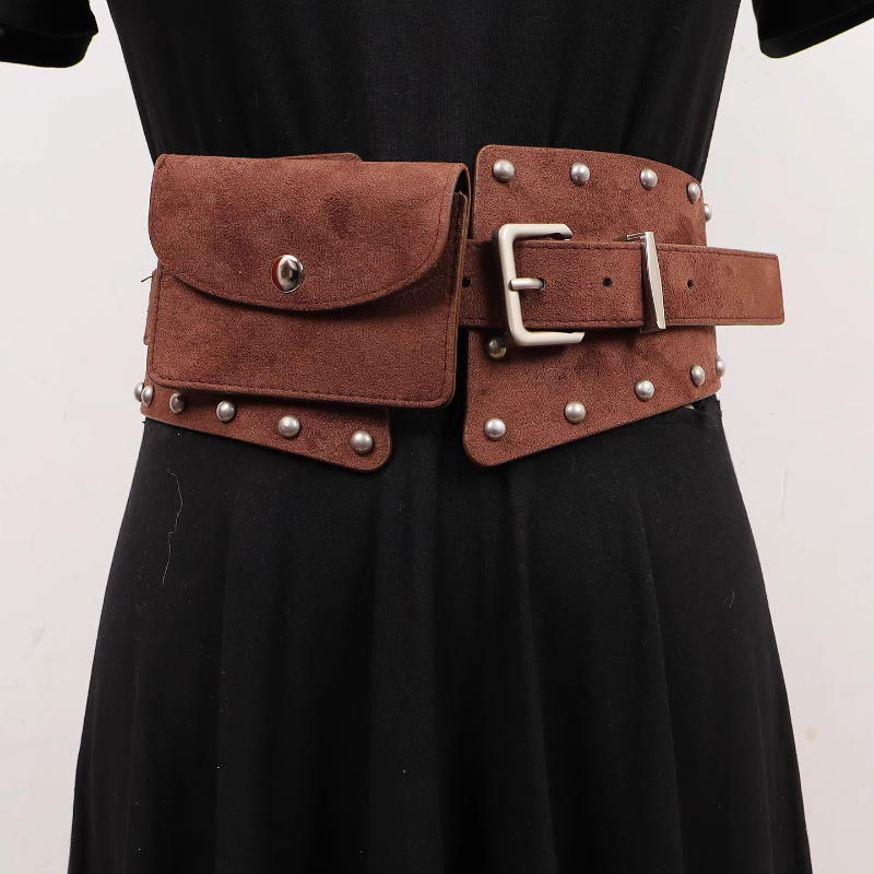 Fashion Style Suede Pu Leather - Belt Bag Leather Wide 评论和价格