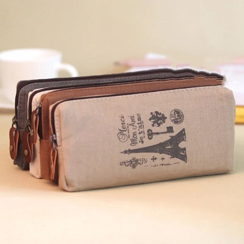 Vintage Retro Linen Pen Bag El - Luxury Bags Paris 评论和价格