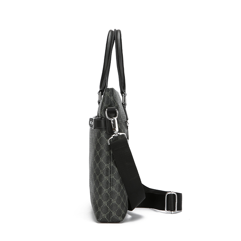new Men's printed PU leather b - Luxury Bags For Laptop 评论和价格