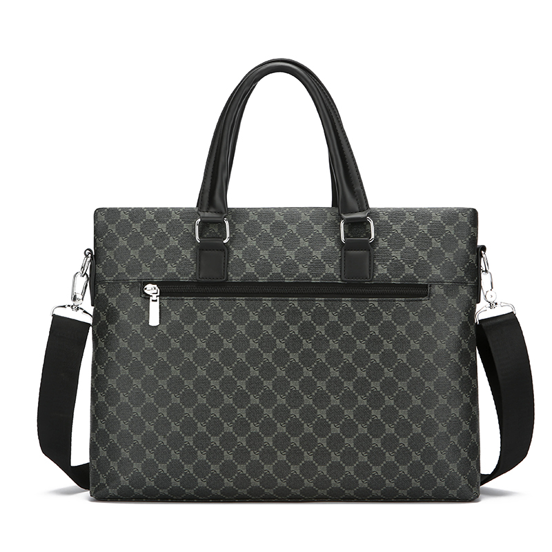 new Men's printed PU leather b - Luxury Bags For Laptop 评论和价格