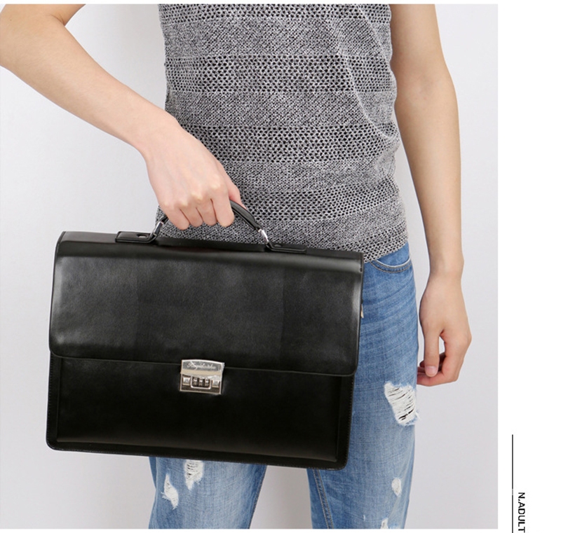 Luxury Combination Lock Briefc - Luxury Bags For Laptop 评论和价格